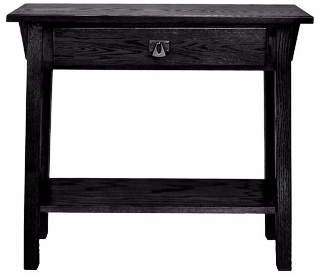 Leicke Furniture Mission Style Slate Hall Stand Table