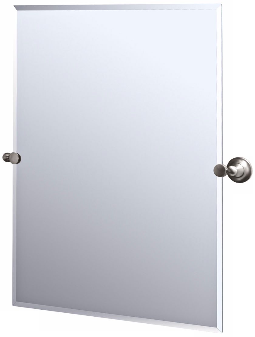 Gatco Tiara Satin Nickel Finish Rectangular Tilt Wall Mirror