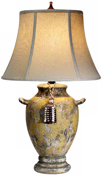 Natural Light Herculaneum Ceramic Table Lamp