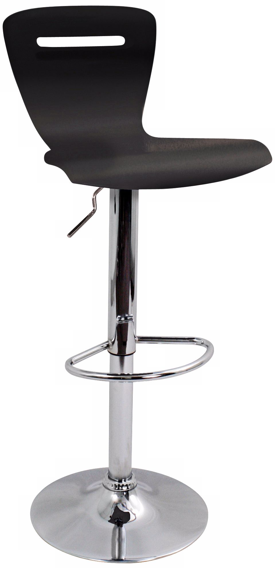 H2 Black Adjustable Bar or Counter Stool