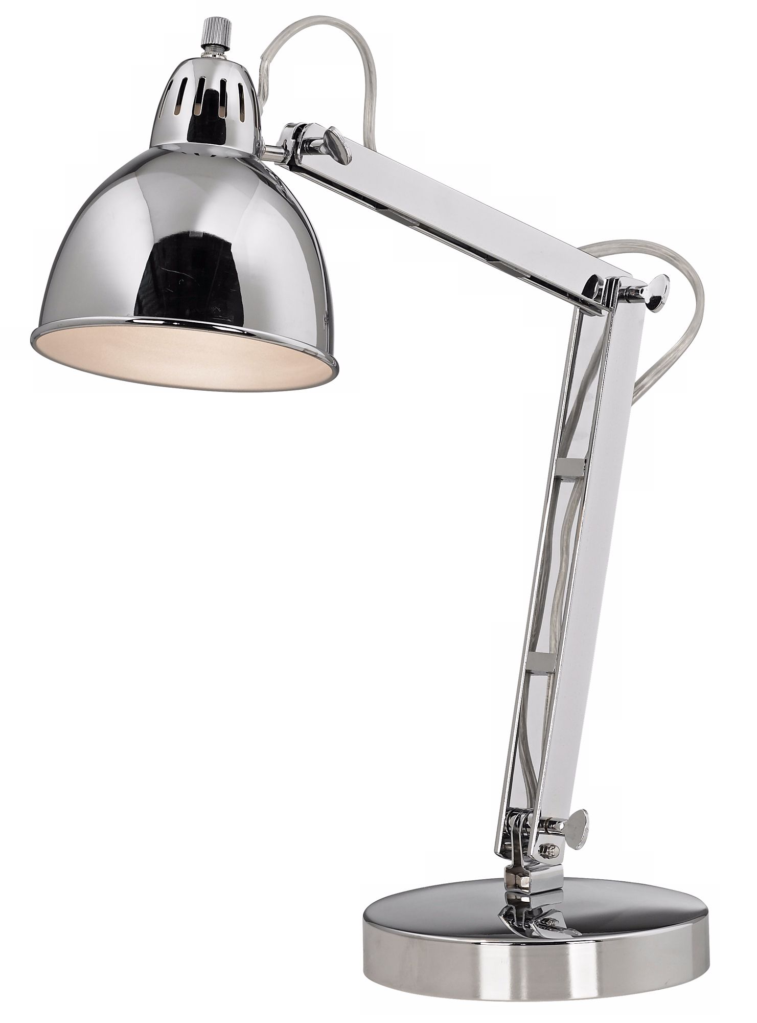 Gramercy Chrome Finish Adjustable Desk Lamp
