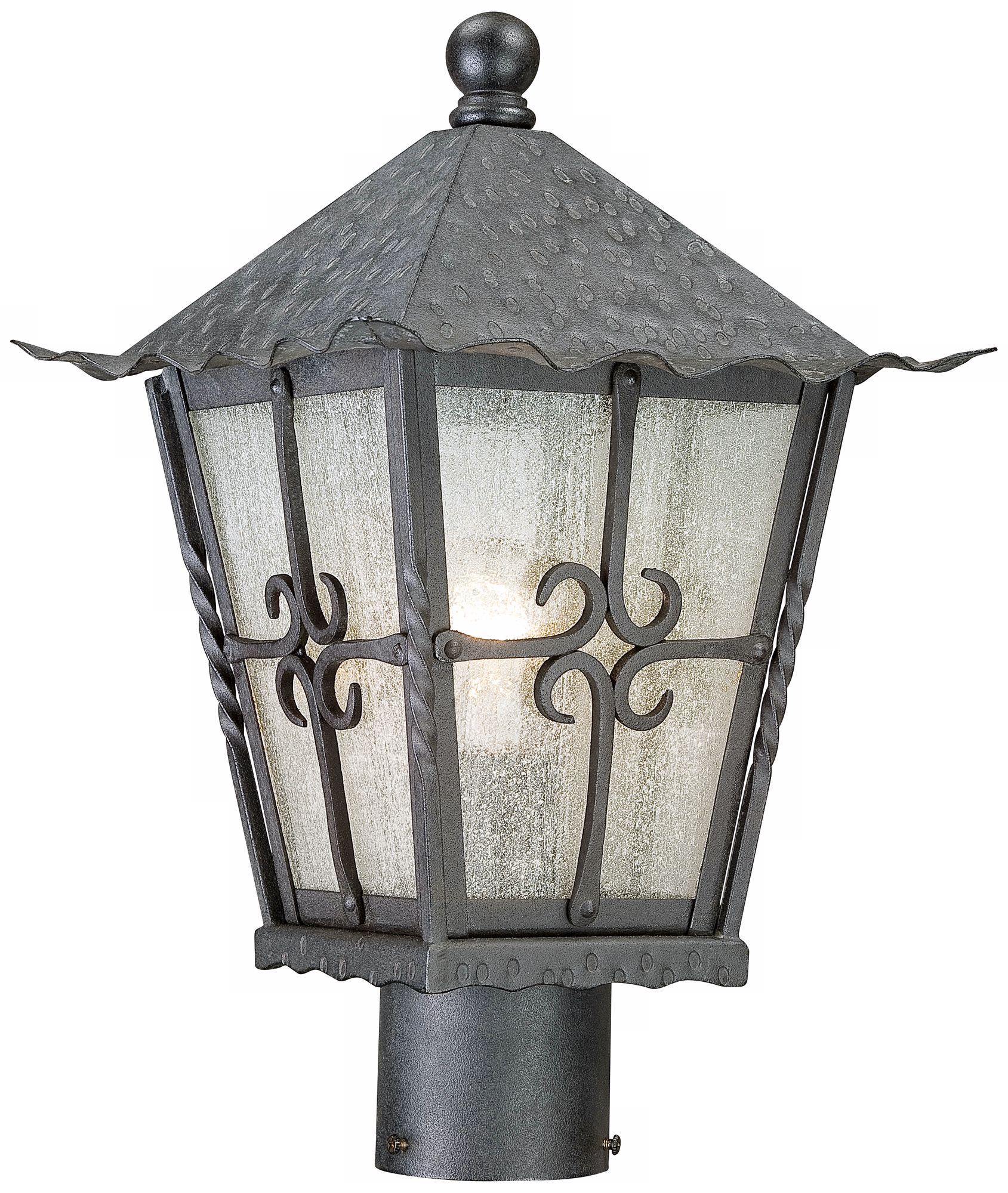 Franklin Iron Works Solstice 13" High Outdoor Post Light