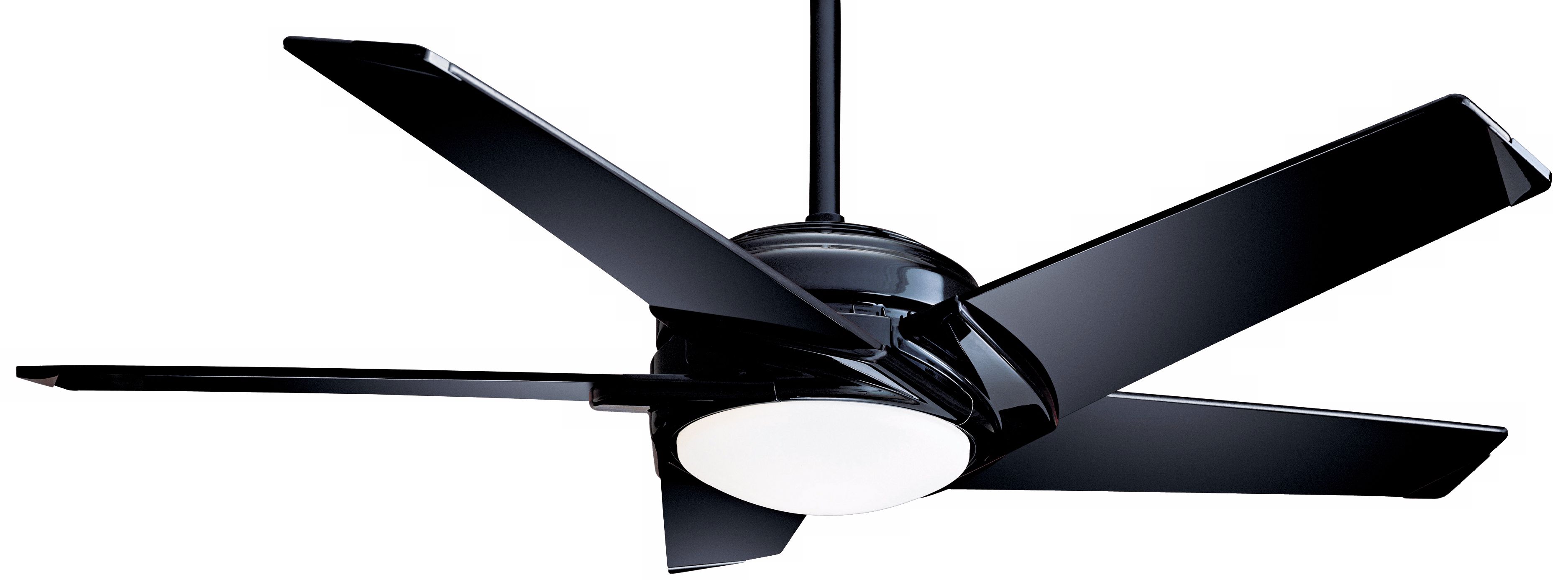 54" Casablanca Glossy Black Stealth™ Ceiling Fan