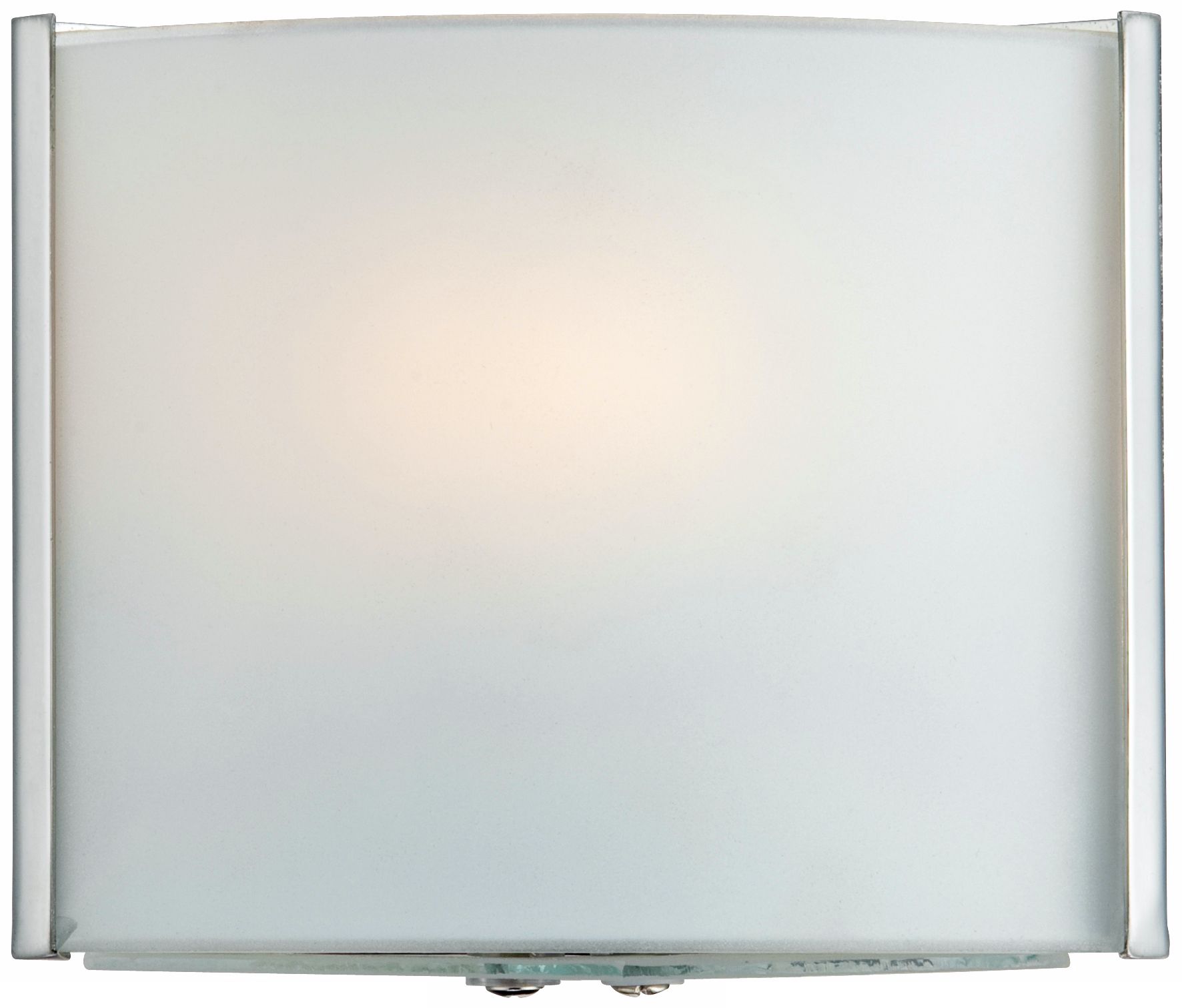 Frosted Glass Bands 4 1/2" High Wall Sconce