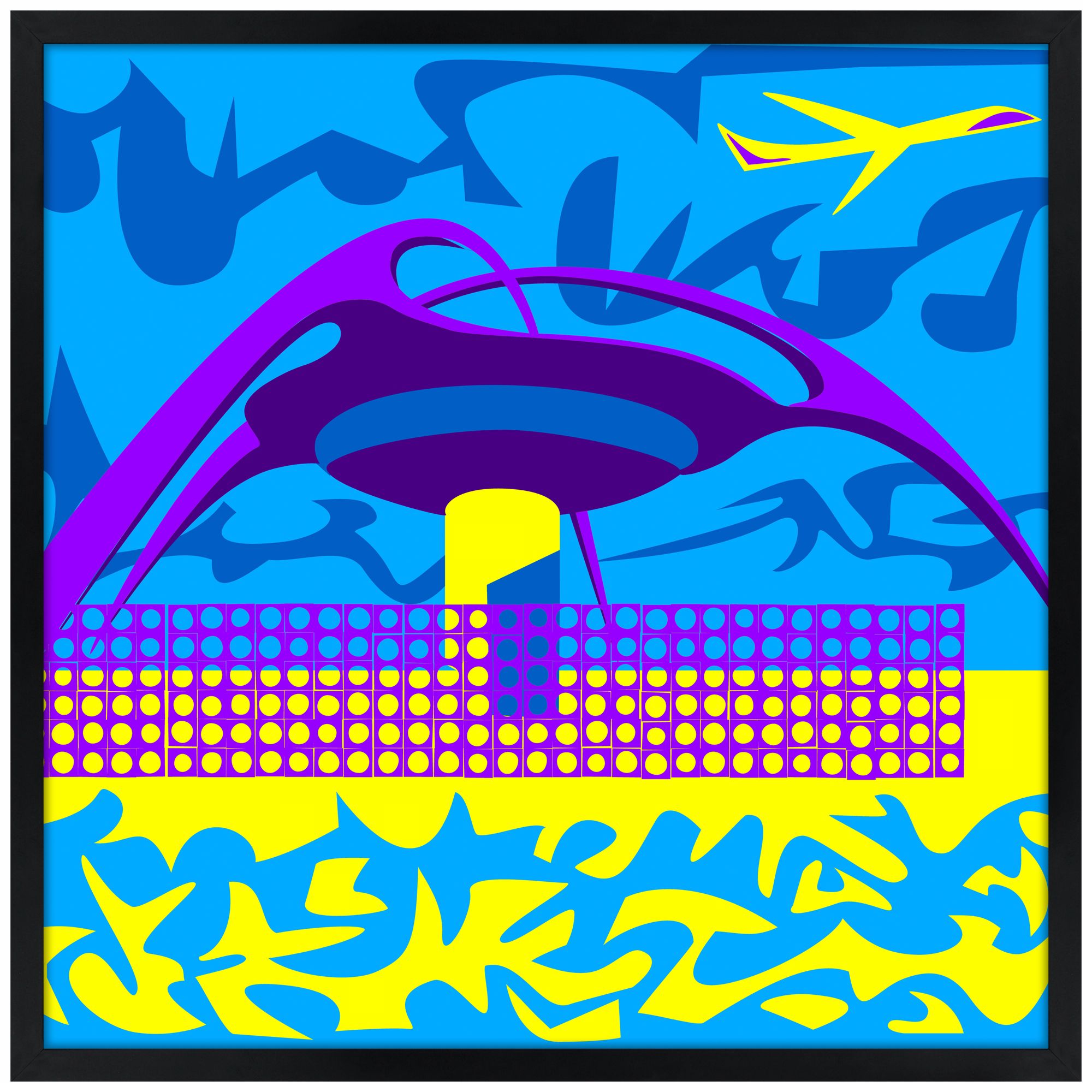 LA Jet Plane Wall Art                                       