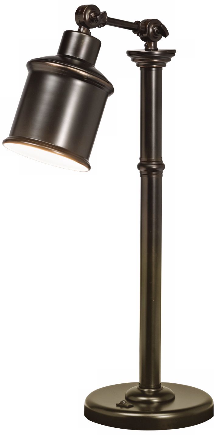 Kichler Cylinder Bronze Finish Desk Lamp