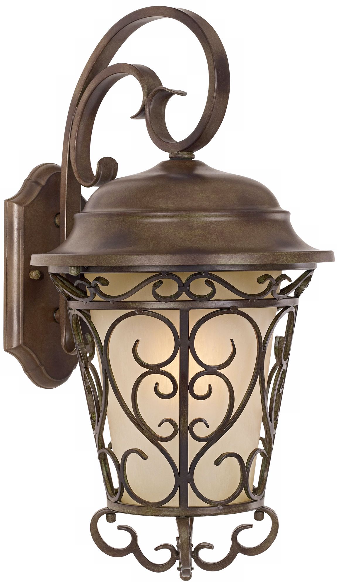 John Timberland Magnolia Court 20 3/4" High Wall Light