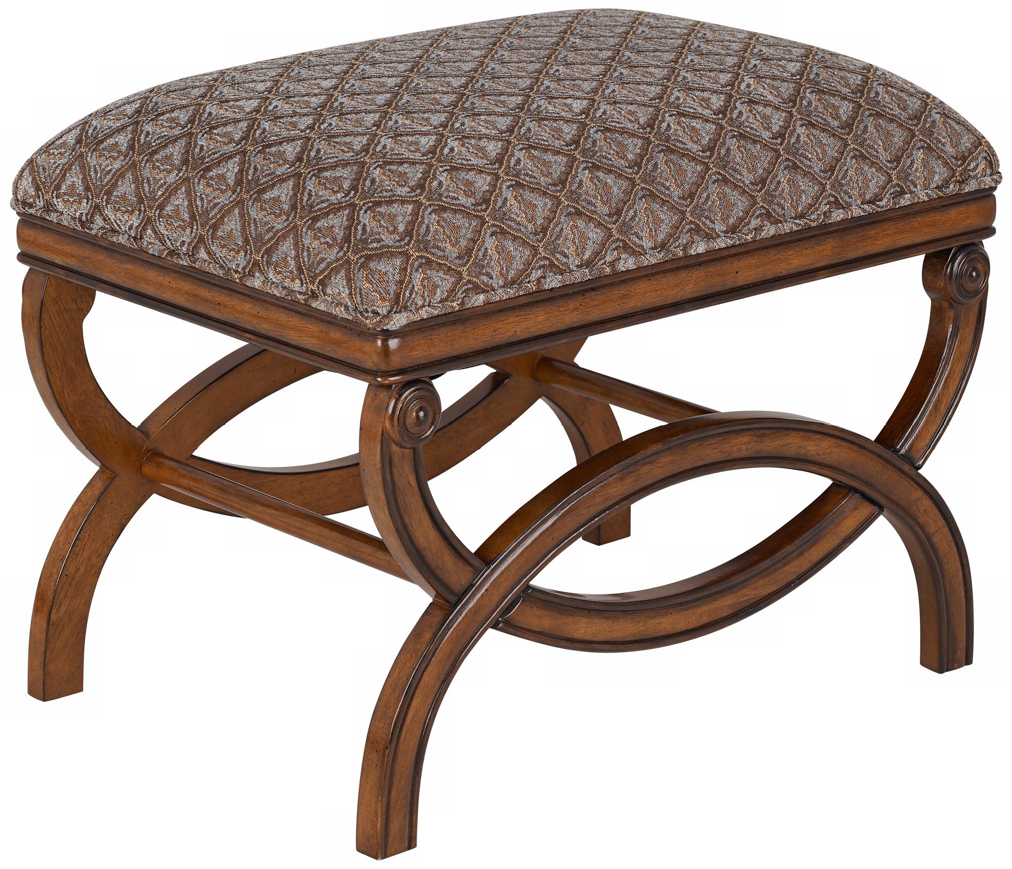 Salene Chenille Upholstered Ottoman