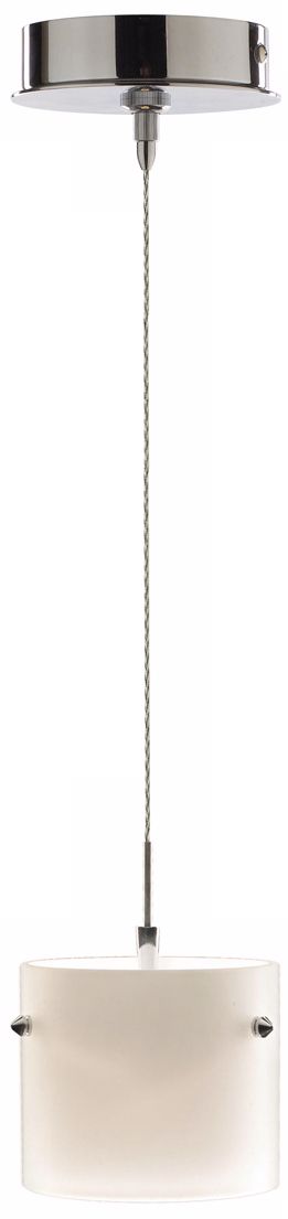 Alico Anello White Opal Glass Chrome Mini Pendant