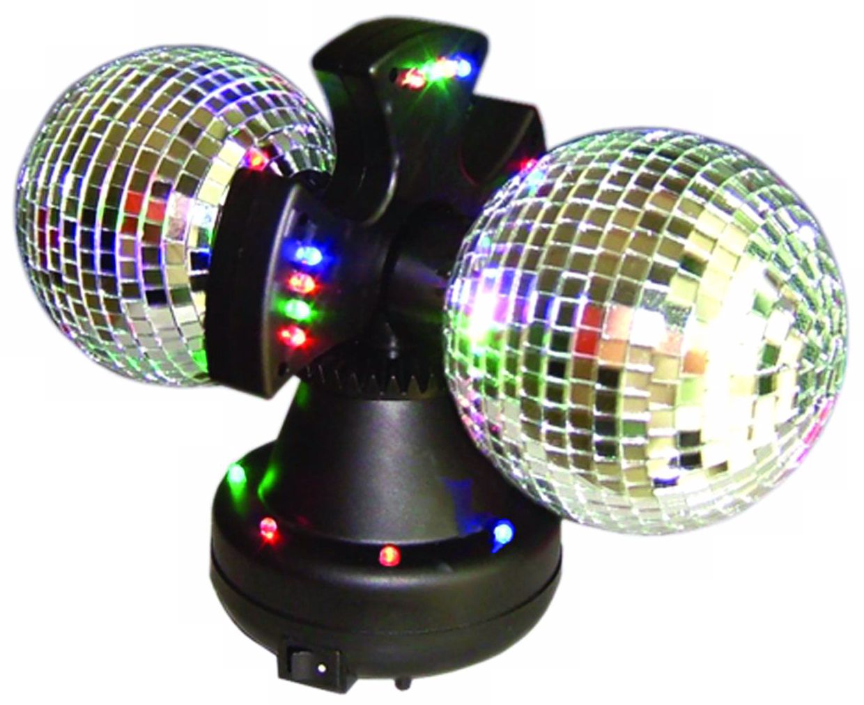 Twin Mirror Ball Accent Light