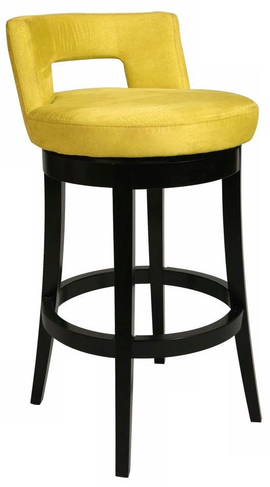 Pastel Eureka Yellow 26" High Swivel Counter Stool
