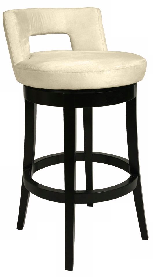 Pastel Eureka Cream 30" High Swivel Bar Stool