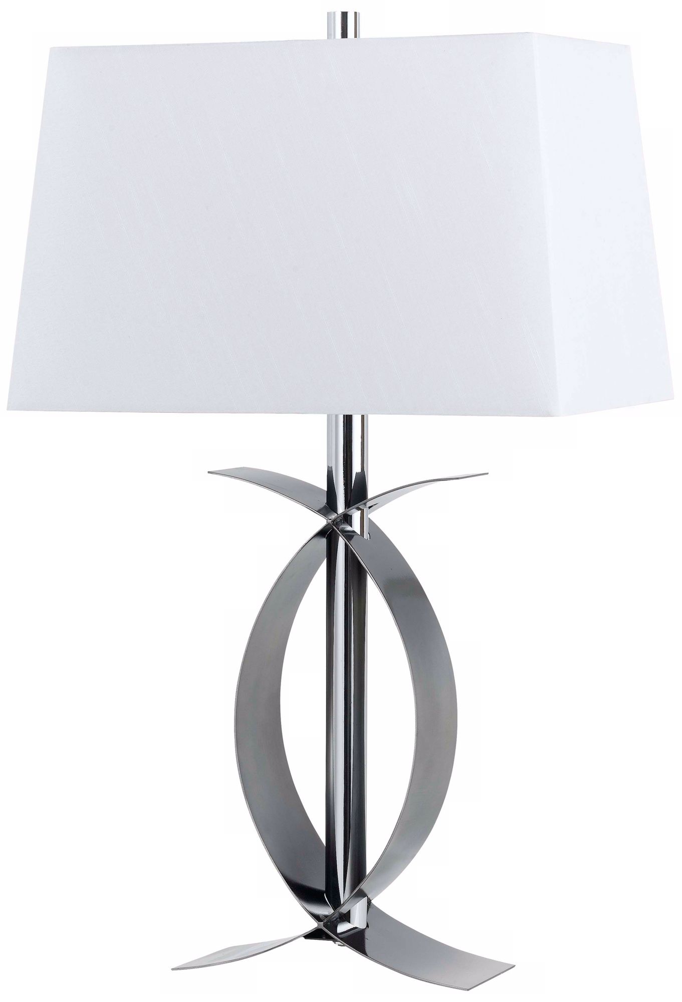 Cecina Chrome and Metallic Bronze Table Lamp