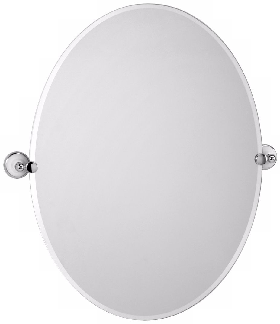 Gatco Franciscan Oval Tilt 32" High Wall Mirror