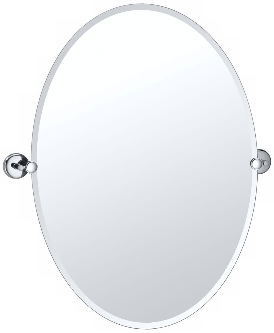 Gatco Vogue 32" High Oval Tilting Wall Mirror