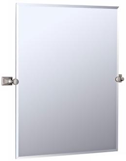 Gatco Philadelphia Satin Nickel 31 12 High Wall Mirror P6597