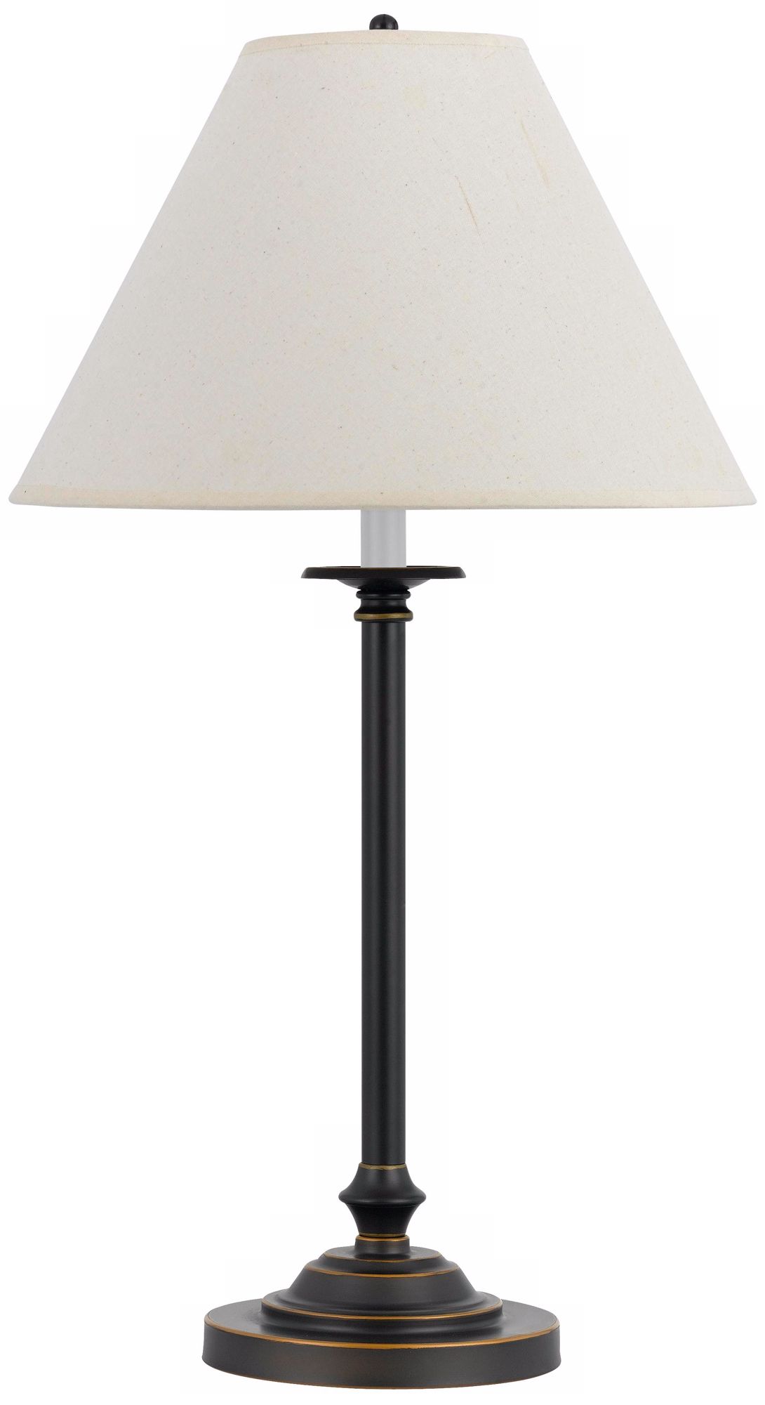 Club Dark Bronze Metal Table Lamp