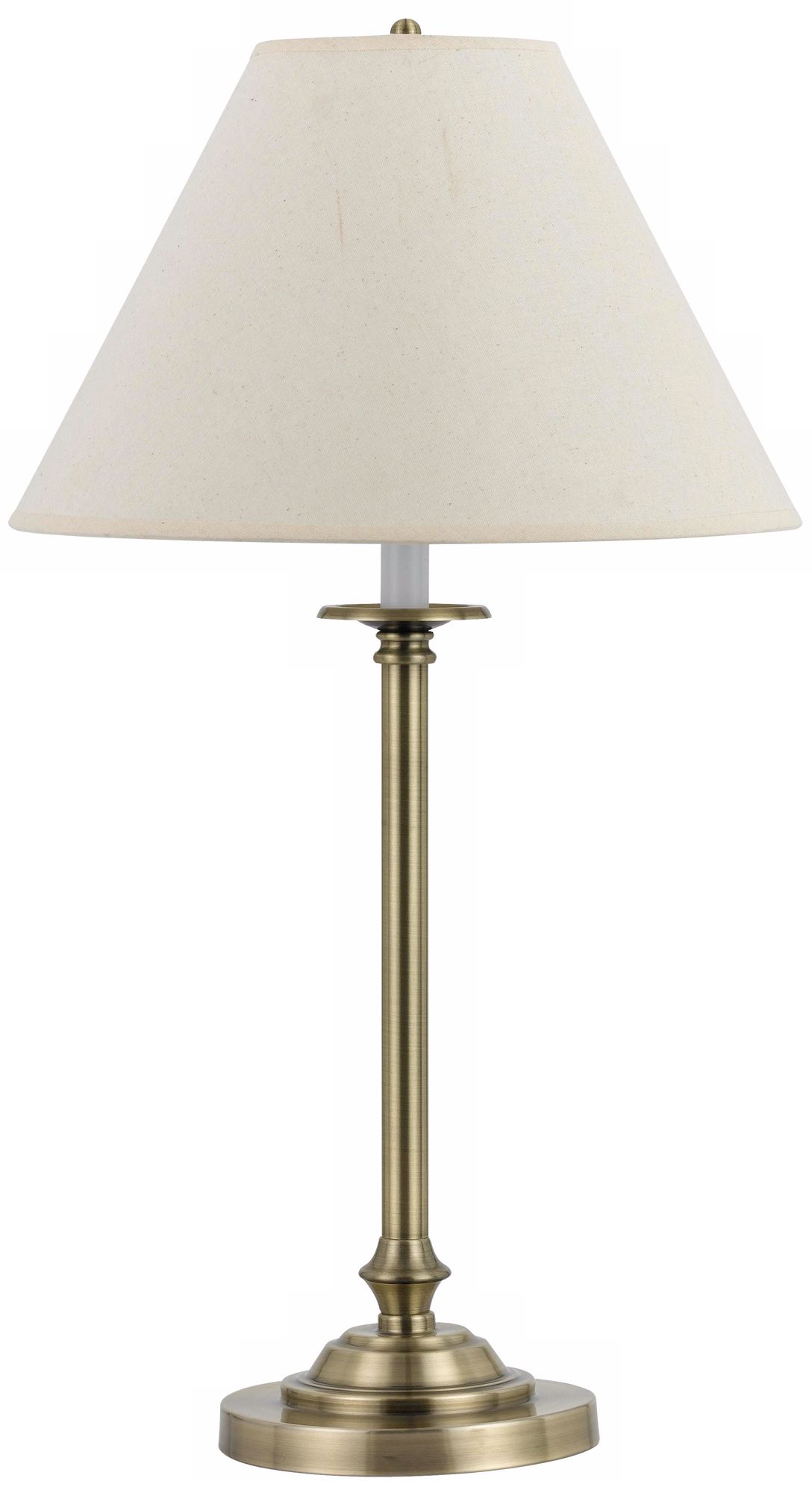 Club Antique Brass Metal Table Lamp