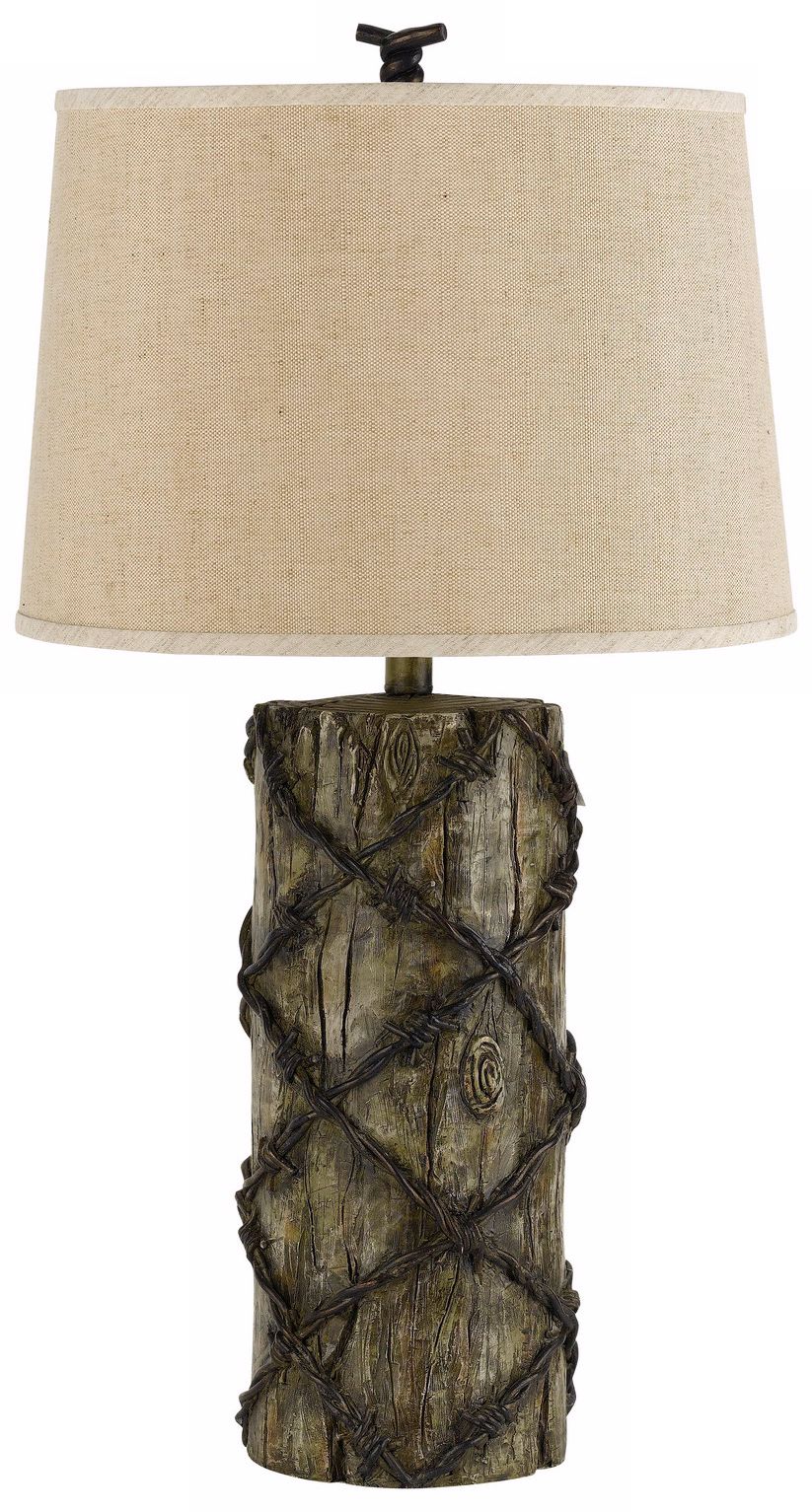 Barb Wire Rustic Table Lamp P6676