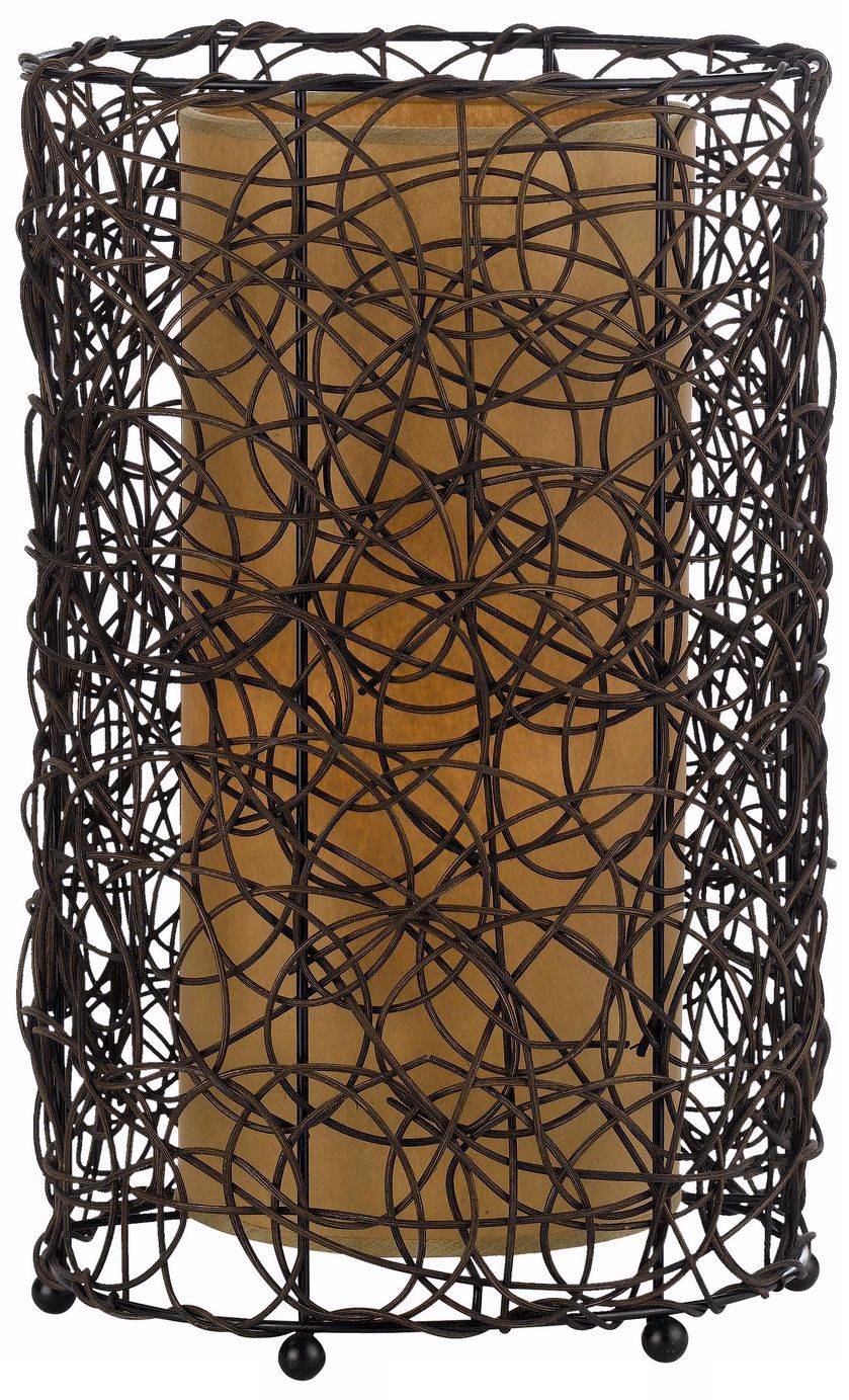 Twig Rattan Accent Lamp