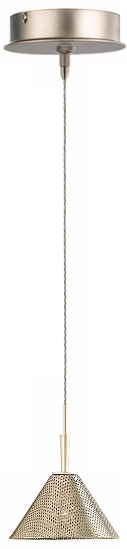 Alico Colander Matte Satin Nickel Mini Pendant
