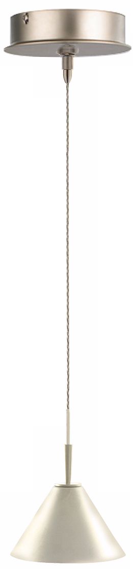 Alico Cone Satin Nickel Mini Pendant