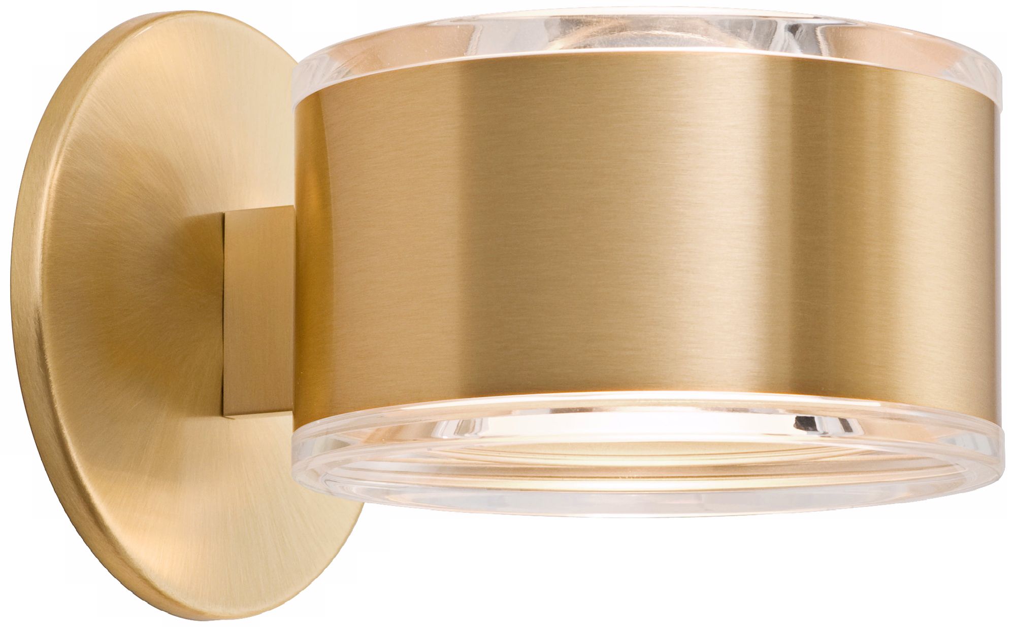 Holtkoetter Up-Down 5 1/4" Wide Brushed Brass Wall Sconce