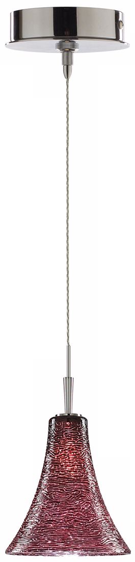 Alico Glacier Trumpet Ice Wine Chrome Mini Pendant