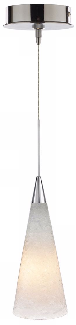 Alico Glacier Fontana White Chrome Mini Pendant