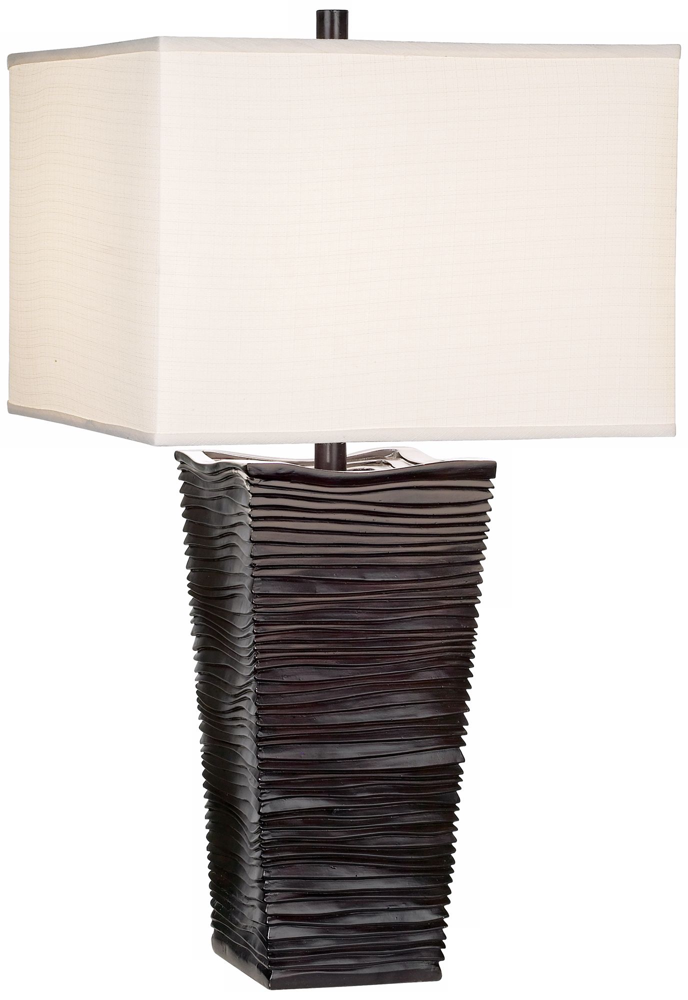 Kathy Ireland Shanghai Splendor Espresso Table Lamp
