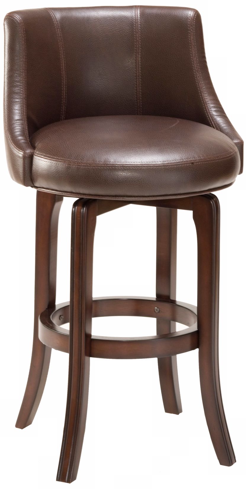 Napa Valley Brown 30" High Swivel Bar Stool
