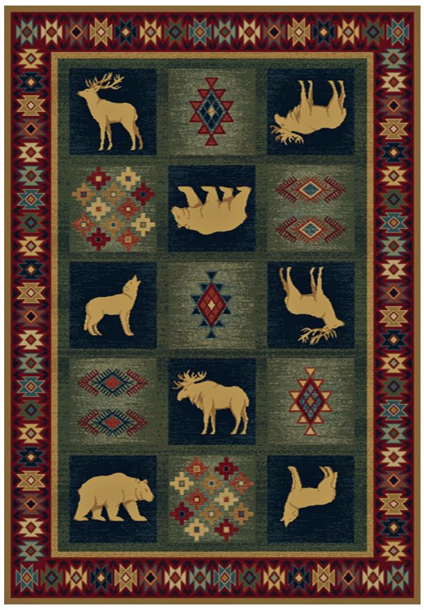North Sky Collection Thunder Basin 110x3 Area Rug P7728