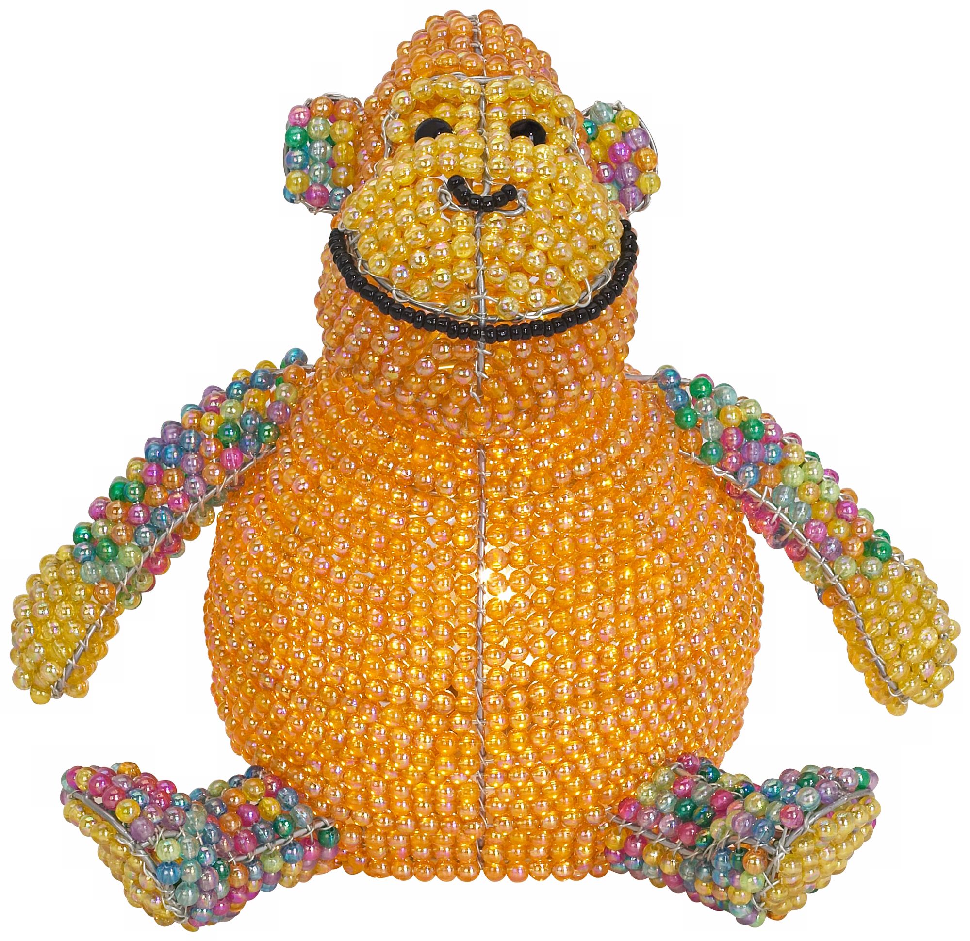 Beadworx Monkey Hand-Crafted Beaded Night Light