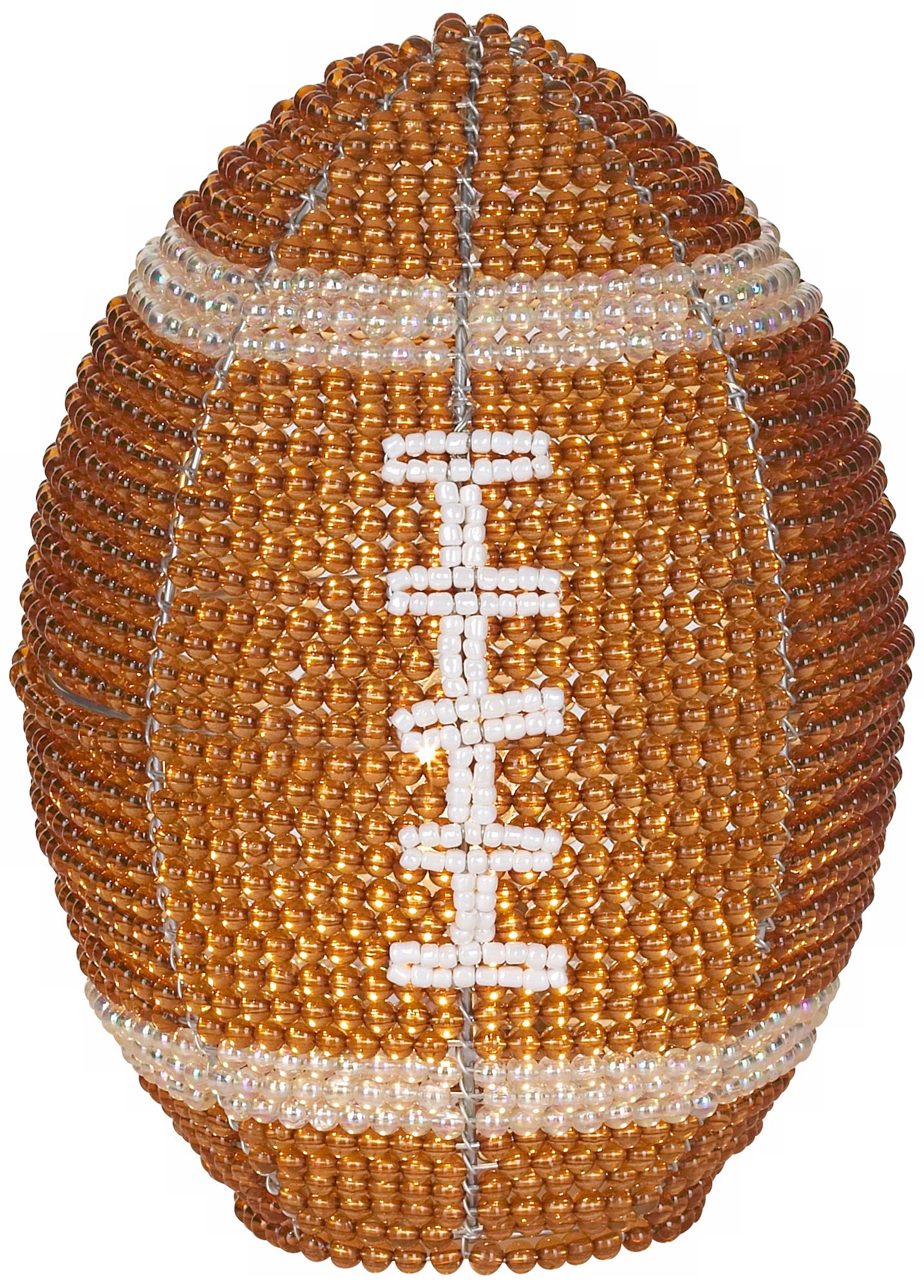Beadworx Football Hand-Crafted Beaded Night Light