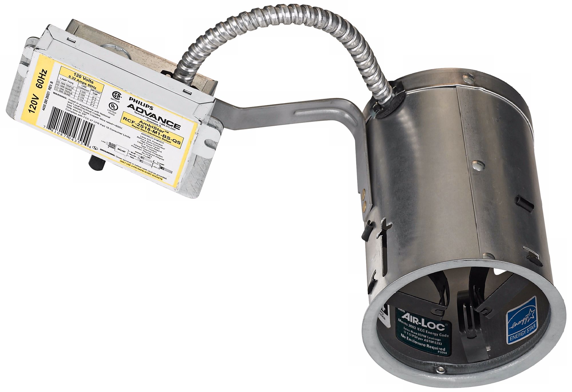 Juno 4" Fluorescent IC Remodel Recessed Housing