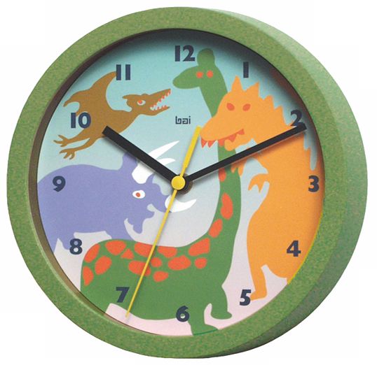 Dinosaurs 8" Wide Childrens Wall Clock