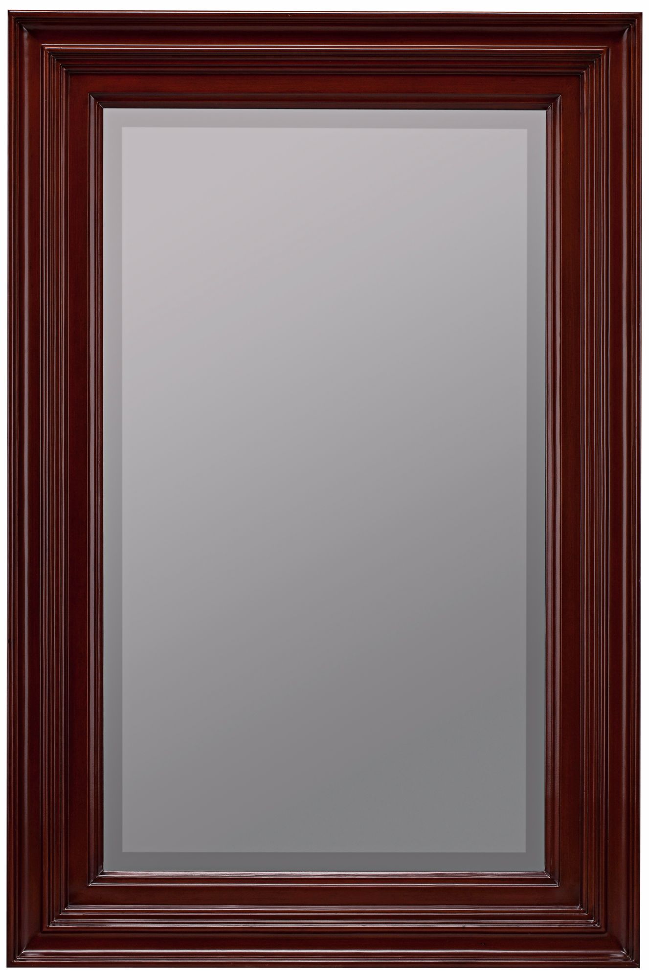 Showcase Distressed Cherry 36 High Wall Mirror P7924
