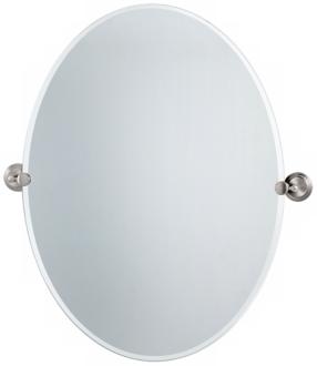 Gatco Marina Satin Nickel 28 12 High Tilt Wall Mirror P7995