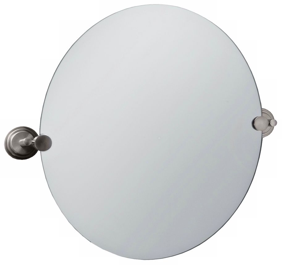 Gatco Marina Satin Nickel 23 1/2" High Tilt Wall Mirror