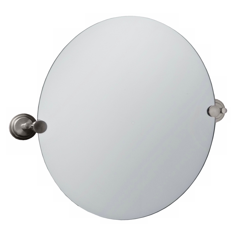 Gatco Marina Satin Nickel 23 1/2" High Tilt Wall Mirror   #P8029
