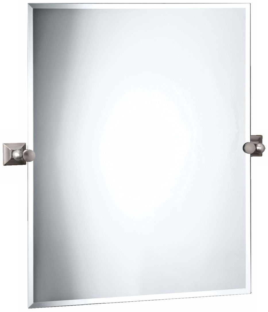Gatco Meridian Satin Nickel Finish 32" High Tilt Wall Mirror