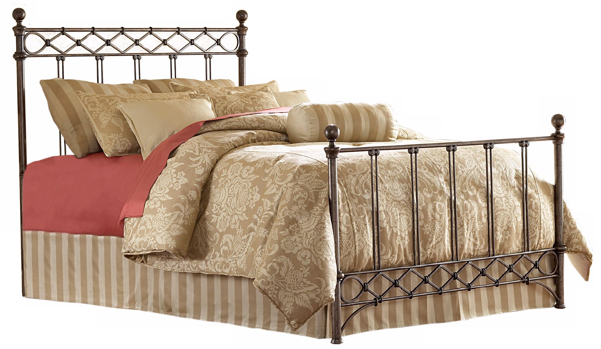 Argyle Metal Poster Bed King P8290