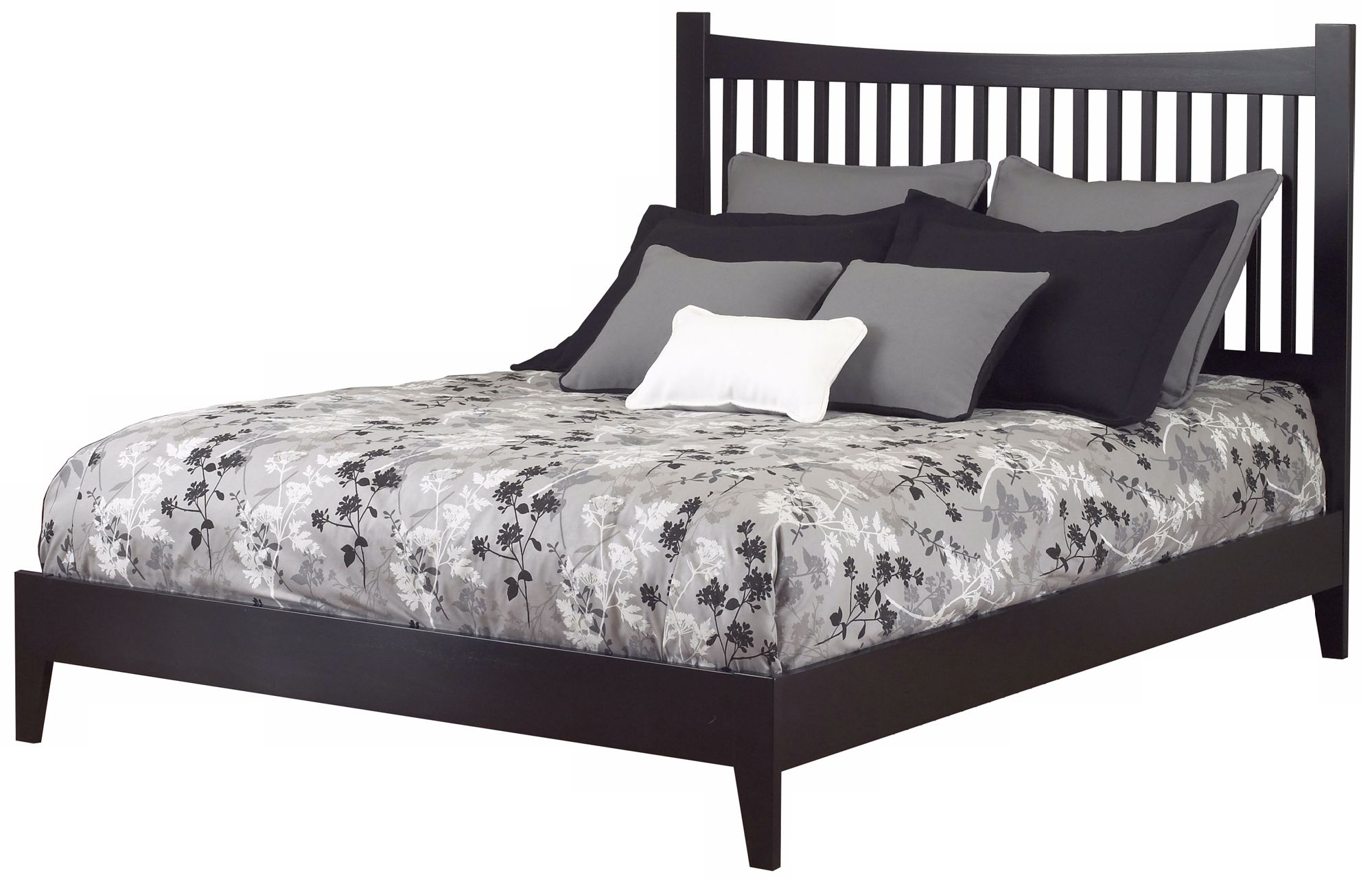Jakarta Black Platform Bed