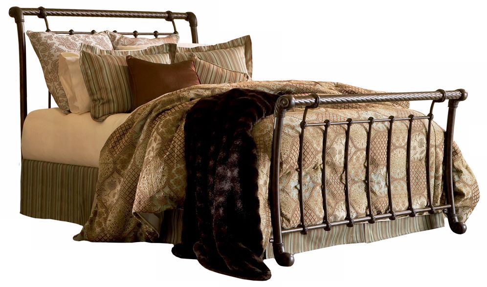 Legion Metal Sleigh Bed