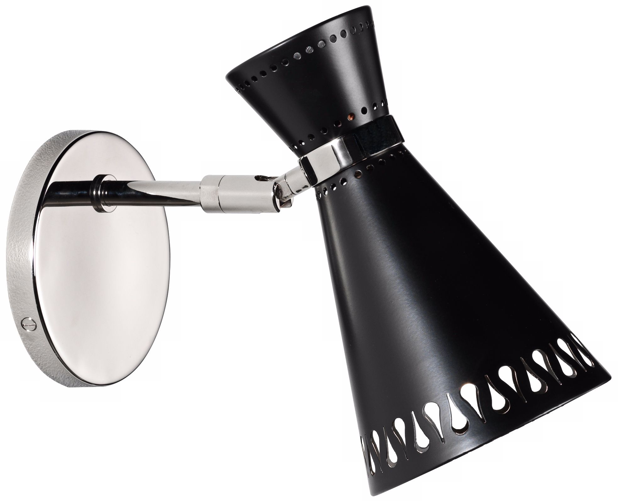 Jonathan Adler Havana Black Plug-In Sconce