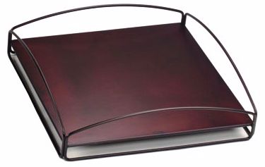 Howard Elliott Collection Mahogany Block Tray
