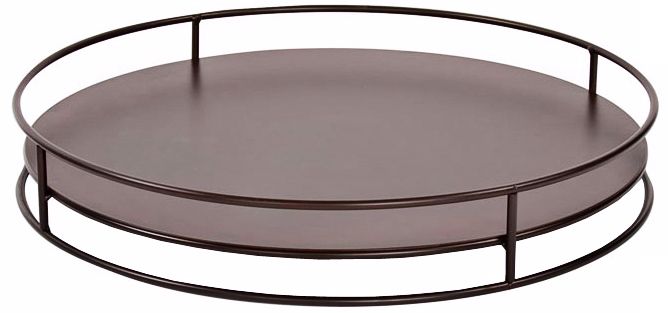 Howard Elliott  Collection Mahogany Cylinder Tray