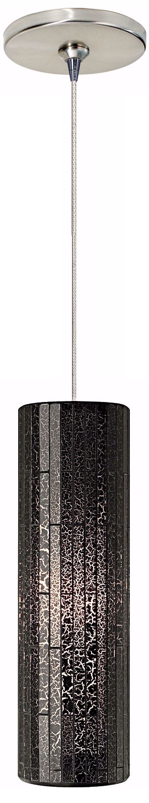 Peyton Brown Glass Satin Nickel Tech Lighting Mini Pendant