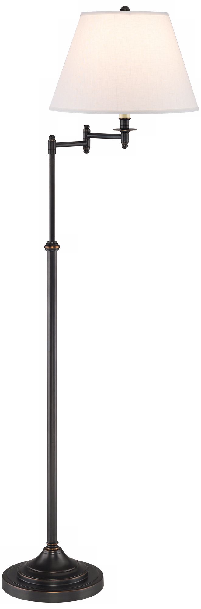 Robert Abbey Kinetic Deep Bronze Swing Arm Floor Lamp