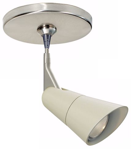Scania Linen 3" Satin Nickel Tech Lighting Mini Pendant